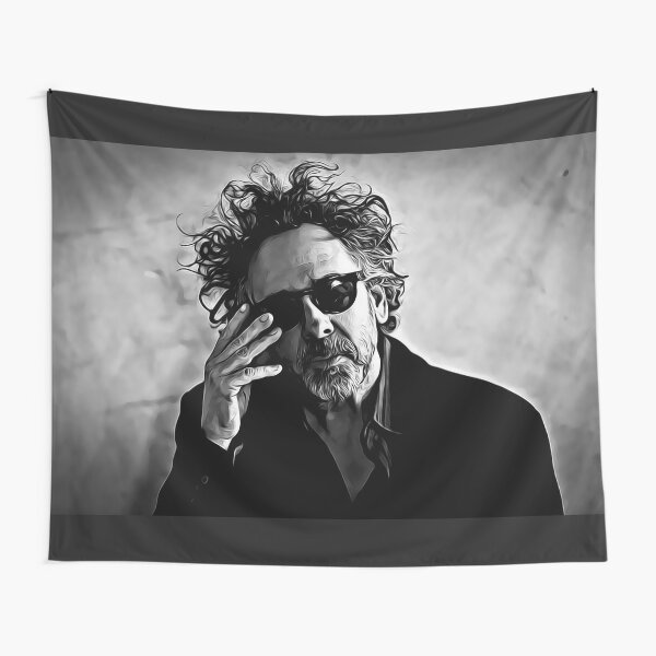 Tim Burton, Cinema, Tv, Gift ideas, digital artwork Tapestry