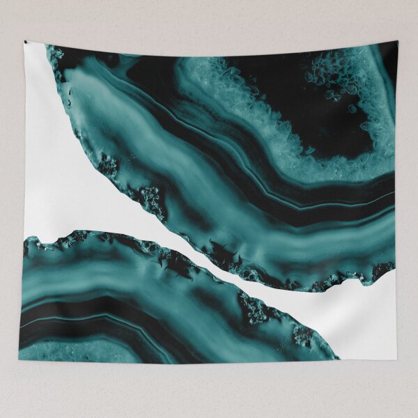 Item preview, Dark Turquoise Agate #1 #gem #decor #art designed and sold by Anita's & Bella's Art.