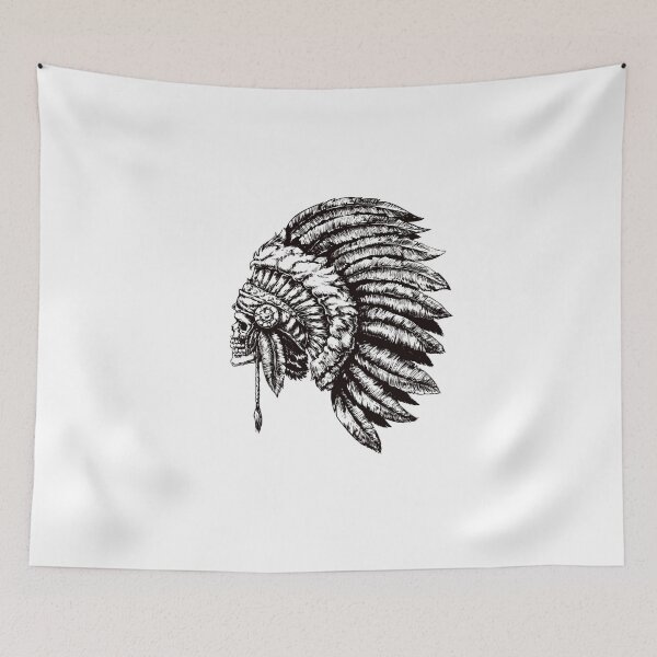 Item preview, Indian skull designed and sold by davidx098.