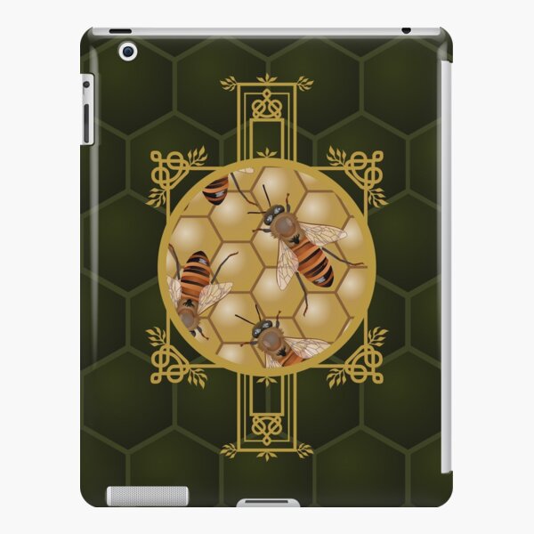 Celtic Knot Honey Bee Comb Pattern iPad Snap Case
