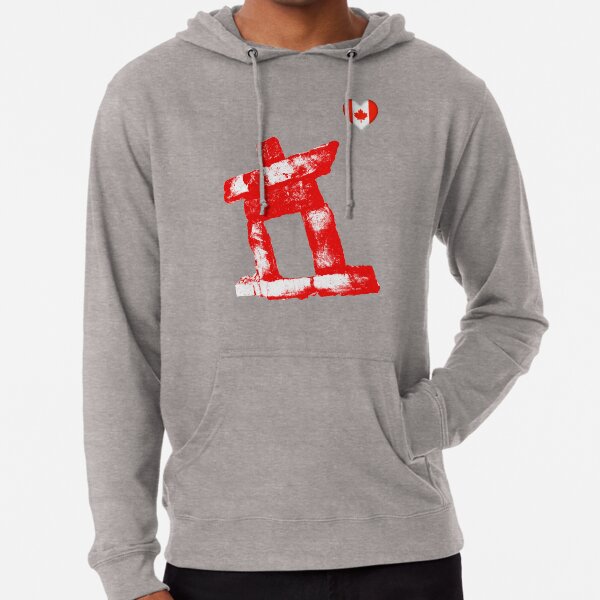 I love Canada rock man -RED- Lightweight Hoodie