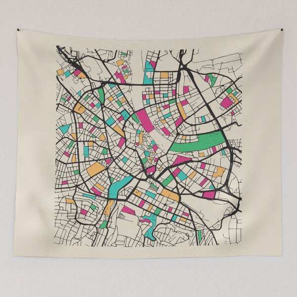 Item preview, Basel, Switzerland Street Map designed and sold by A Deniz Akerman.