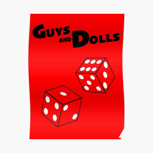 Guys and Dolls Musical Design Poster