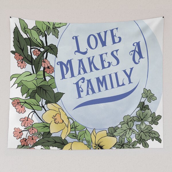 Item preview, Love Makes A Family designed and sold by fabfeminist.