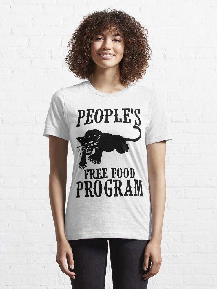 "People's free food program T shirt" Tshirt for Sale by kaasim Redbubble black panther t