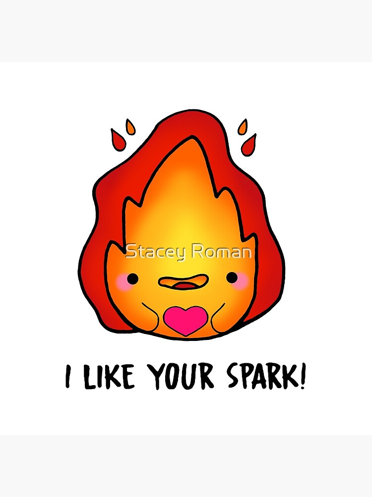 I Like Your Spark Greeting Card for Sale by Stacey Roman