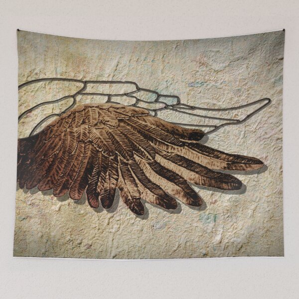 Item preview, Mythology's Icarus Wing Rustic Modern Cottage Chic Country Art A549 designed and sold by byNicol.