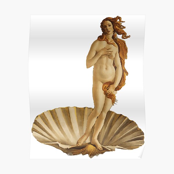 Geburt Von Venus Botticelli Gesichtsmaske Abdeckung Parodie Drucken Poster Von Fizfoz Redbubble