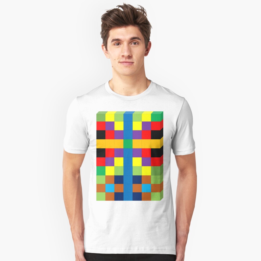 t shirt checkerboard