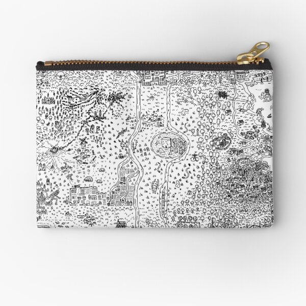 Doodles Map Pochette