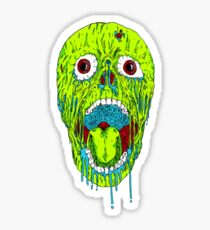 thrash skull Sticker