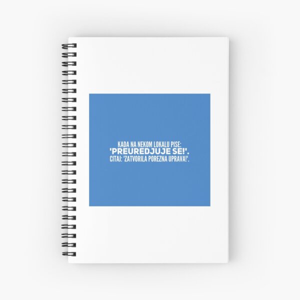 Mali rječnik gradskog žargona 4 Spiral Notebook