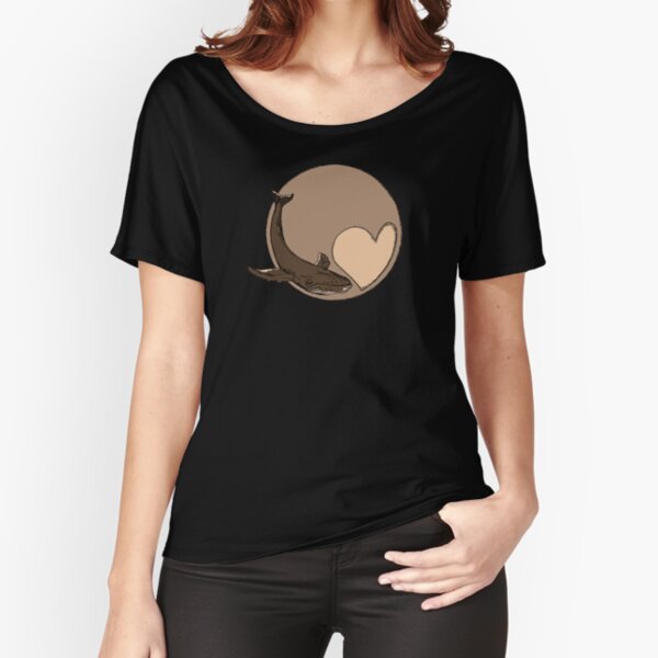 Pluto: Whale and Heart Relaxed Fit T-Shirt