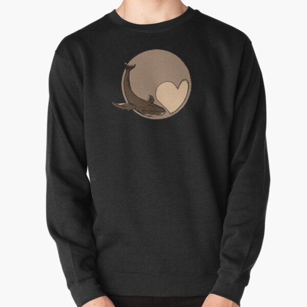 Pluto: Whale and Heart Pullover Sweatshirt
