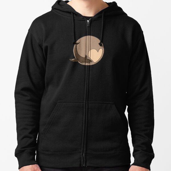 Pluto: Whale and Heart Zipped Hoodie