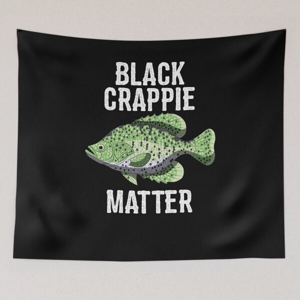 Item preview, Black Crappie Matter Tee Shirt Funny Crappies Fishing Gift designed and sold by BornDesign.