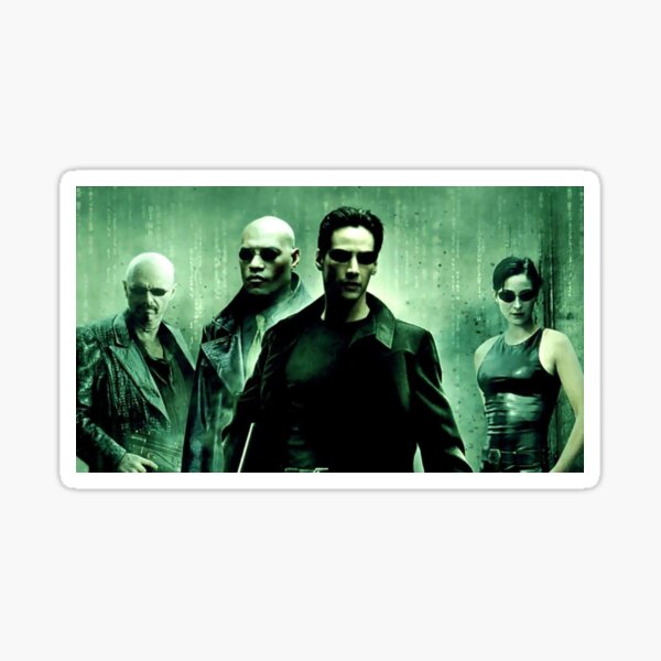 The Matrix Movie Art Sticker