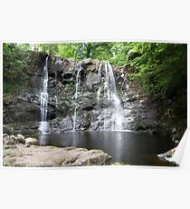 Glenariff Forest Waterfall - Wide angle Poster