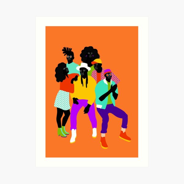 Haut en couleurs 07 Art Print