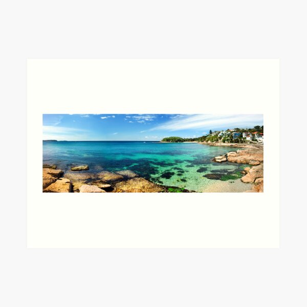 shelly beach, manly Art Print