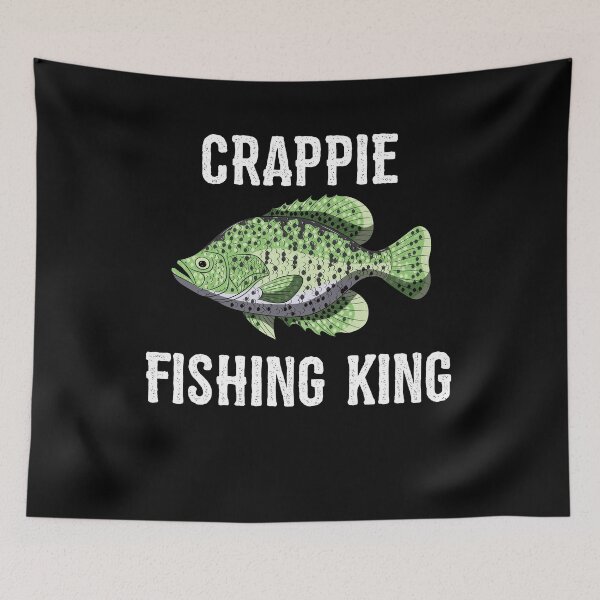 Item preview, Crappie Fishing King Tee Shirt Panfish Crappies Quote Gift designed and sold by BornDesign.