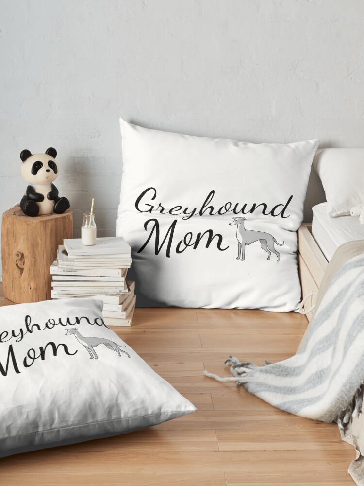 Alternate view of Greyhound Mom Floor Pillow