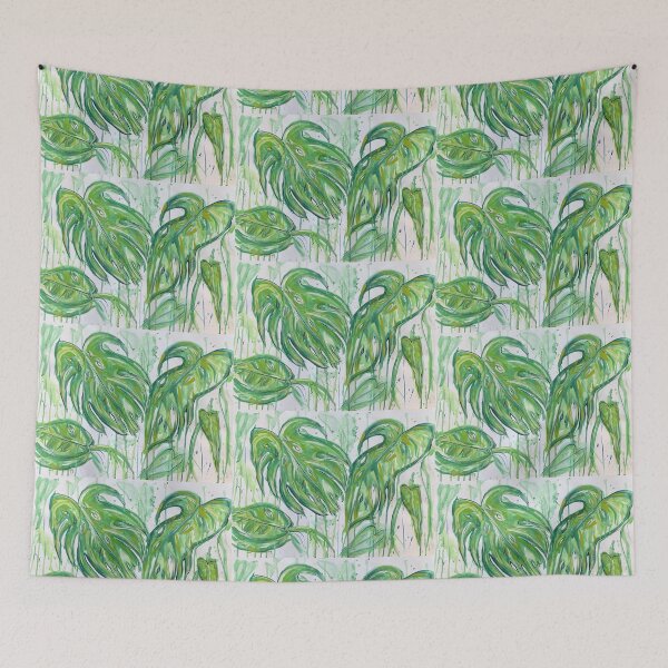 Item preview, Tropical Green Leaves designed and sold by samantharedfern.