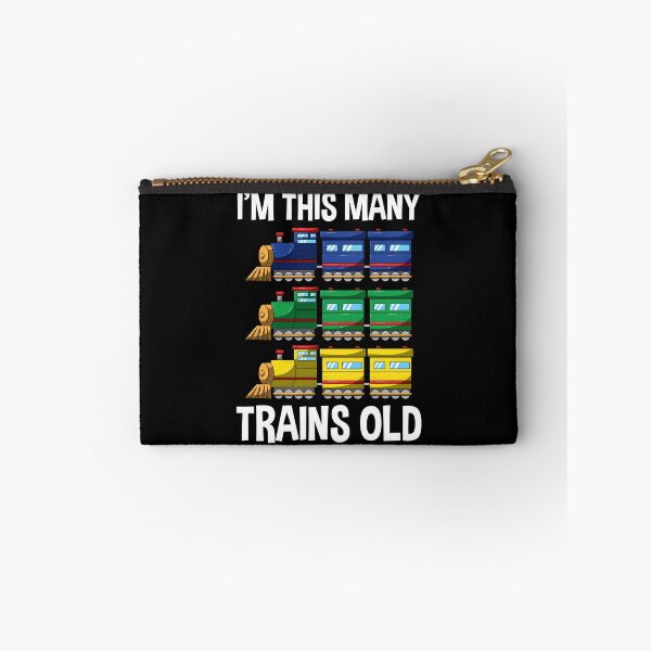 Item preview, I'm This Many Trains Old Tee Shirt 3 Yr Boy Kid's Birthday Idea designed and sold by BornDesign.