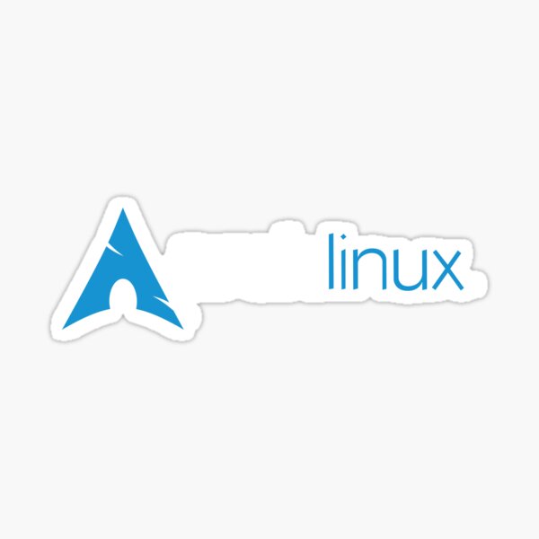 Arch Linux Sticker By Shoebill99 Redbubble