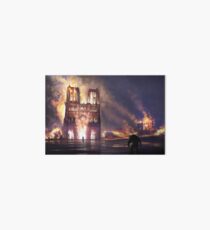 Notre Dame Art Board Print