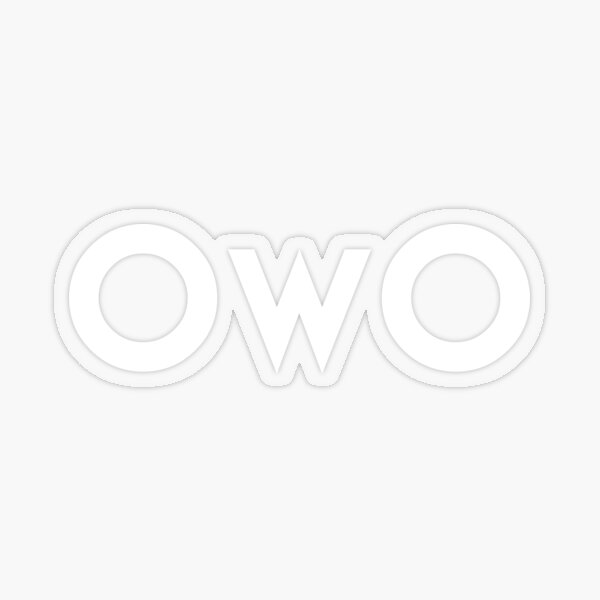 Owo Reaction Meme Stickers Redbubble - owo roblox decal