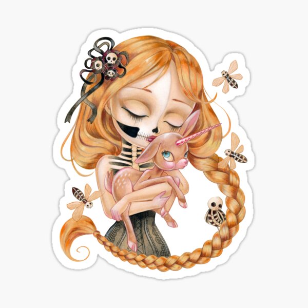 Enchanted Kiss Of The Undead Beauty Sticker