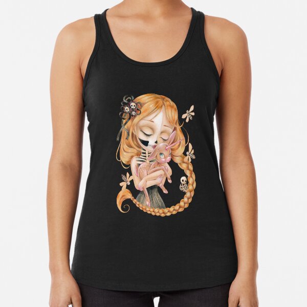 Enchanted Kiss Of The Undead Beauty Racerback Tank Top