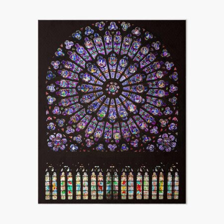 Artikel-Vorschau von Notre Dame-Kathedrale Paris-Rosenfenster, designt und verkauft von antiqueart.