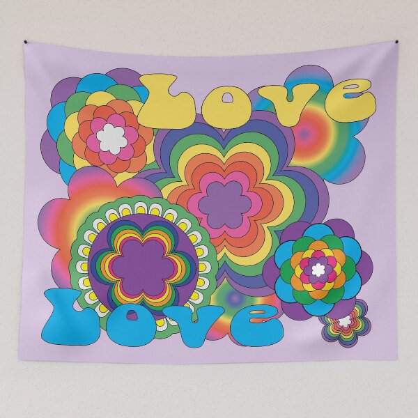 Item preview, Love & Groovy Flowers designed and sold by Chele Martines.
