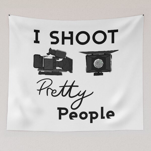 Item preview, I Shoot Pretty People designed and sold by GeekyMcGeekface.