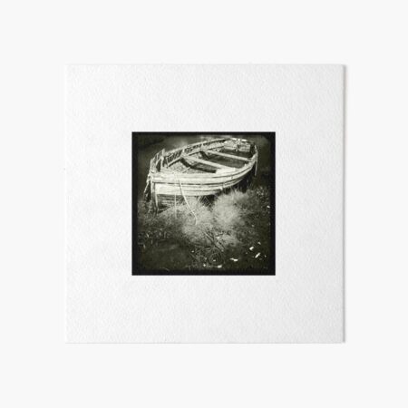 Old Rowing Boat Art Board Print