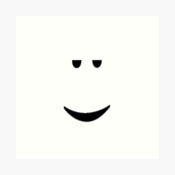 Chill Face Art Print By Chill Shop Redbubble - roblox face chill