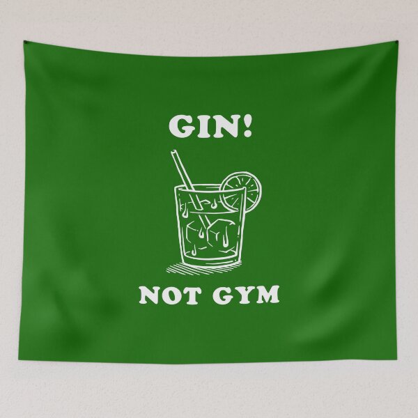 Artikelvorschau, Gin nicht Gym entworfen und verkauft von Yipptee Shirts.