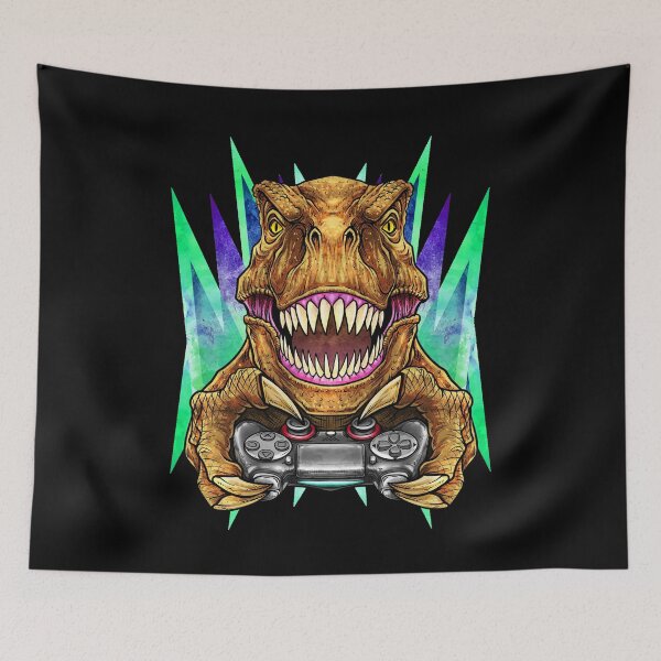 Item preview, Dinosaur Gamer designed and sold by Meliafroggy.