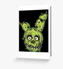 FNAF - Springtrap Greeting Card