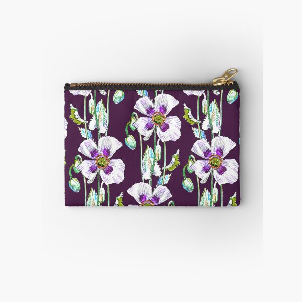 Item preview, Floral pattern with a white poppy flowers designed and sold by avamnenado.
