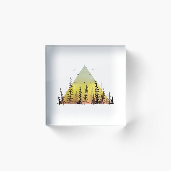 Forest for the Trees Acrylic Block