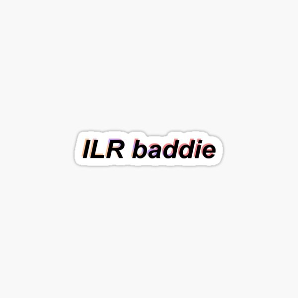 ILR baddie – red Sticker