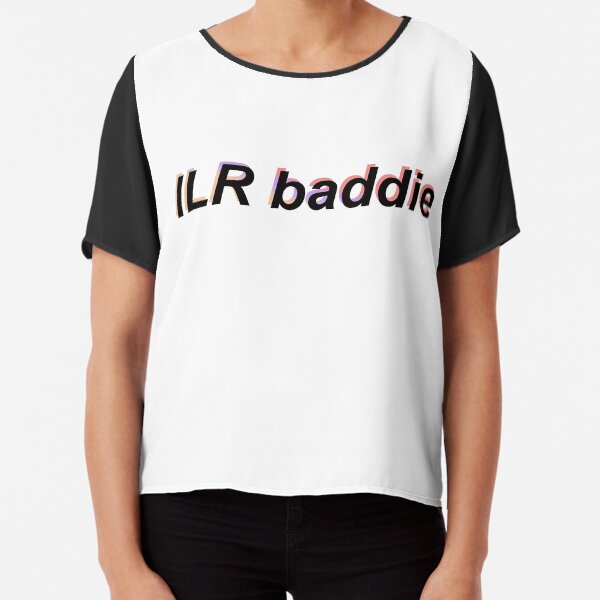 ILR baddie – red Chiffon Top
