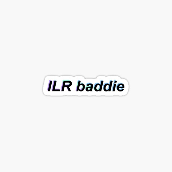 ILR baddie – blue Sticker