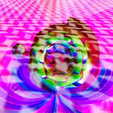 Artwork thumbnail, Colorful Roseshell by tcat757