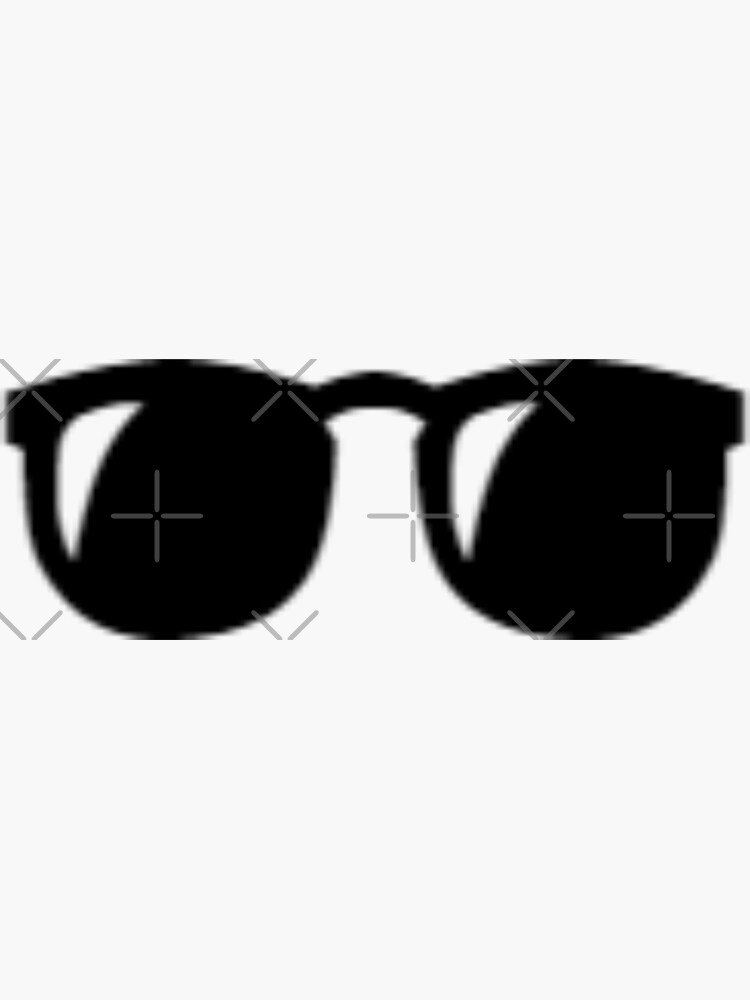 Sunglasses Sticker For Sale By Symbolized Redbubble