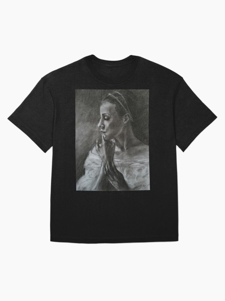 Thumbnail 3 of 7, Oversized T-Shirt, Portrait of a ballerina designed and sold by Anthropolog.