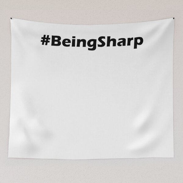 Item preview, Hashtag: BeingSharp designed and sold by 3Talents.